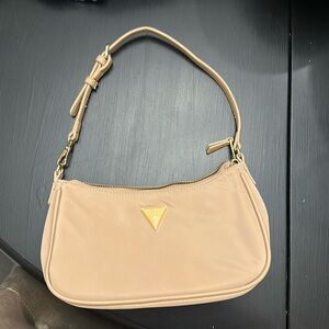Guess Tan Nylon Shoulder Bag